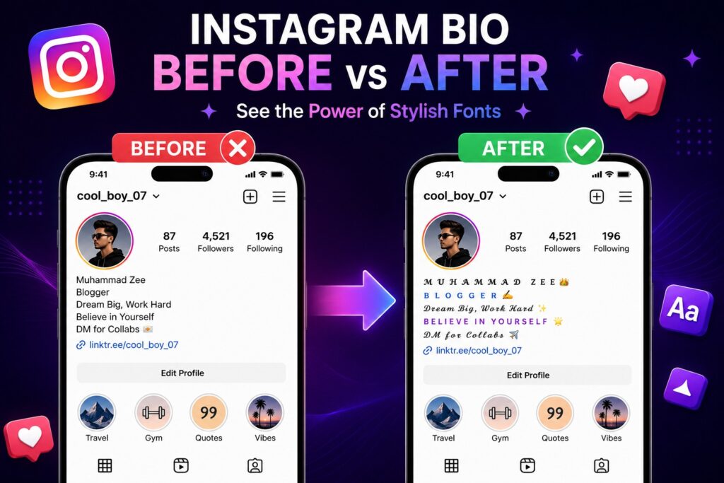 Font Instagram