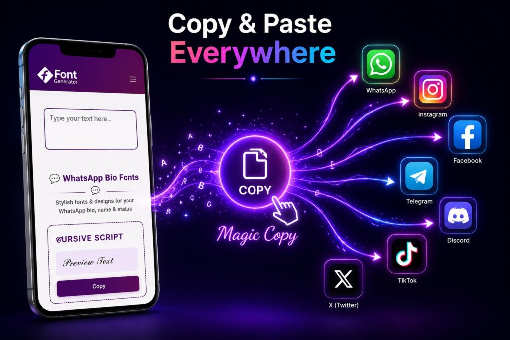 Whatsapp Bio Stylish 2 copy and paste font