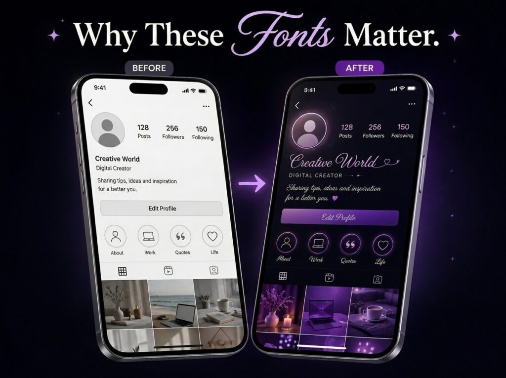 cursive fon