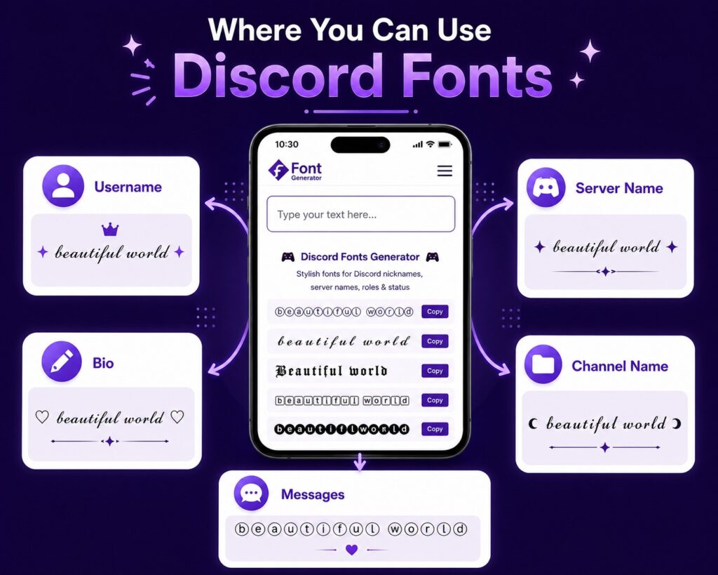 letras para discord