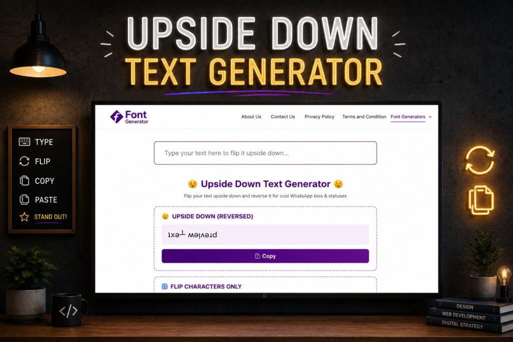 upside down text generator